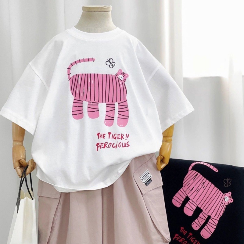 2024★夏新作★韓国風子供服★Tシャツ★80cm〜150cm 2色