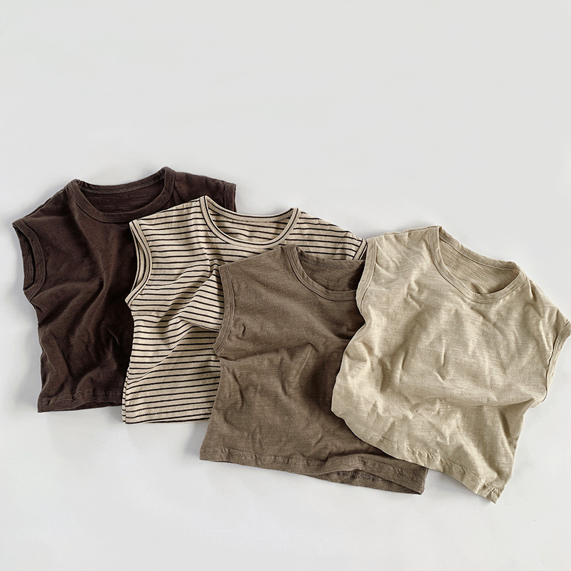 2024夏★子供服　トップス　ベスト★80cm〜130cm 4色