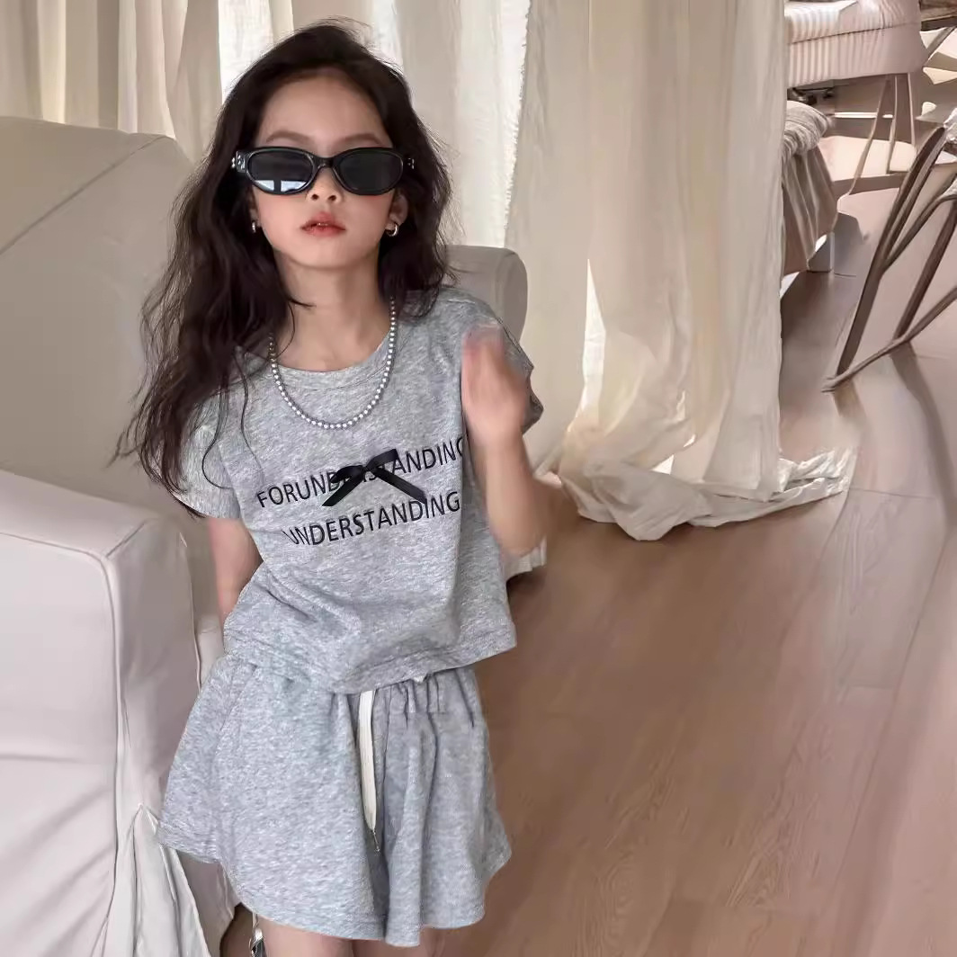 2024★夏新作★韓国風ベビー服★トップス+ズボン★120-170 2色