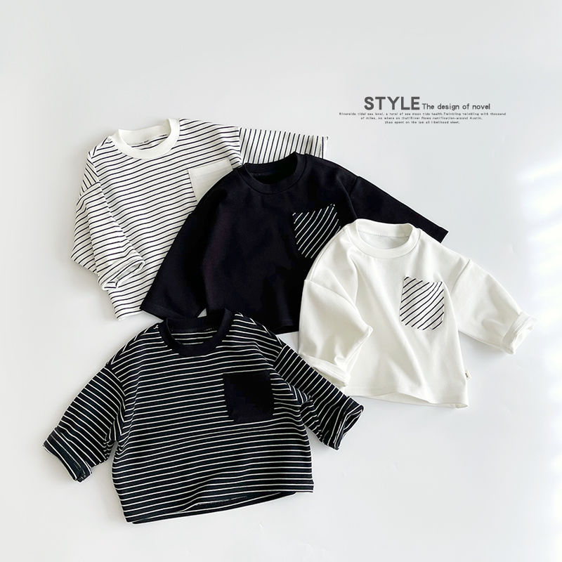 「2024」子供服★トップス★Tシャツ★韓国風子供服★長袖4色80cm〜130cm