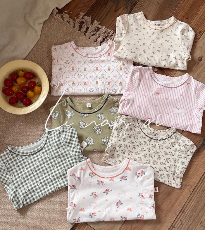 2024秋新品★子供服　部屋着セットアップ★90cm〜130cm 7色