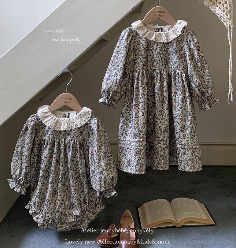 2024秋新入荷jen★ベビー服　子供服　ロンパース&ワンピース★66-90/90-130cm