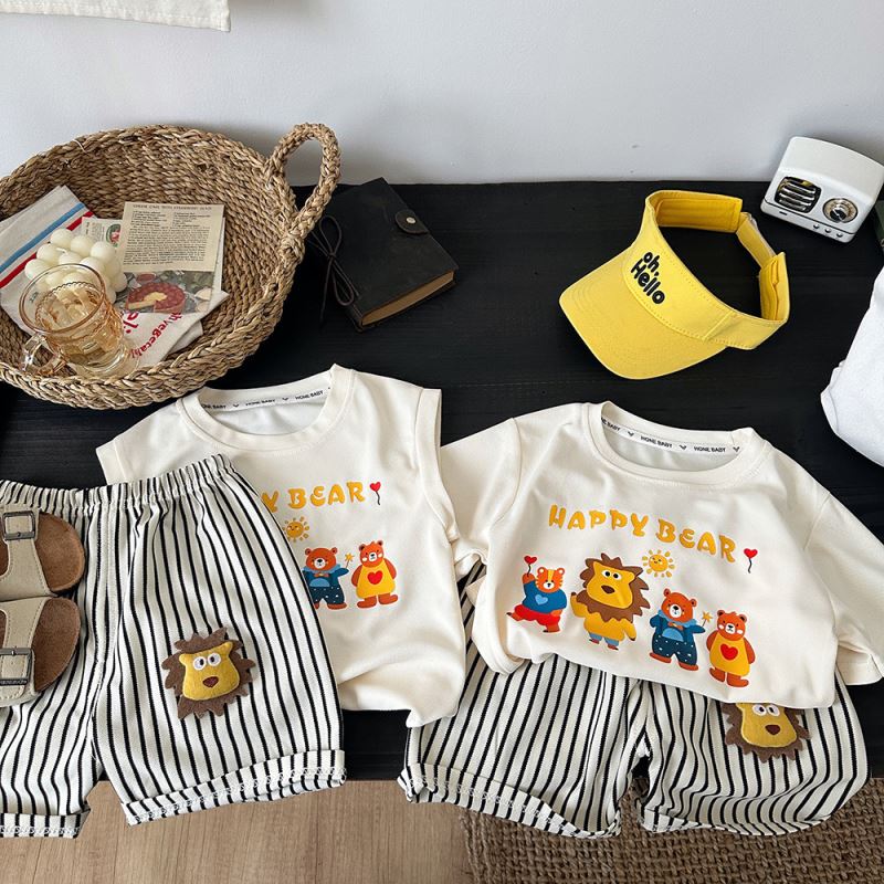 2024新品★子供服　セットアップ★80〜140 2色