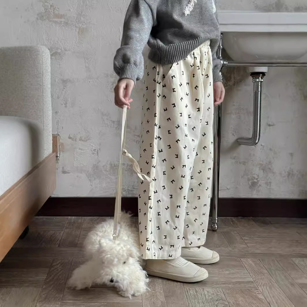 「2024」子供服★ズボン★ボトムス★蝶結び★韓国風子供服★90cm〜150cm