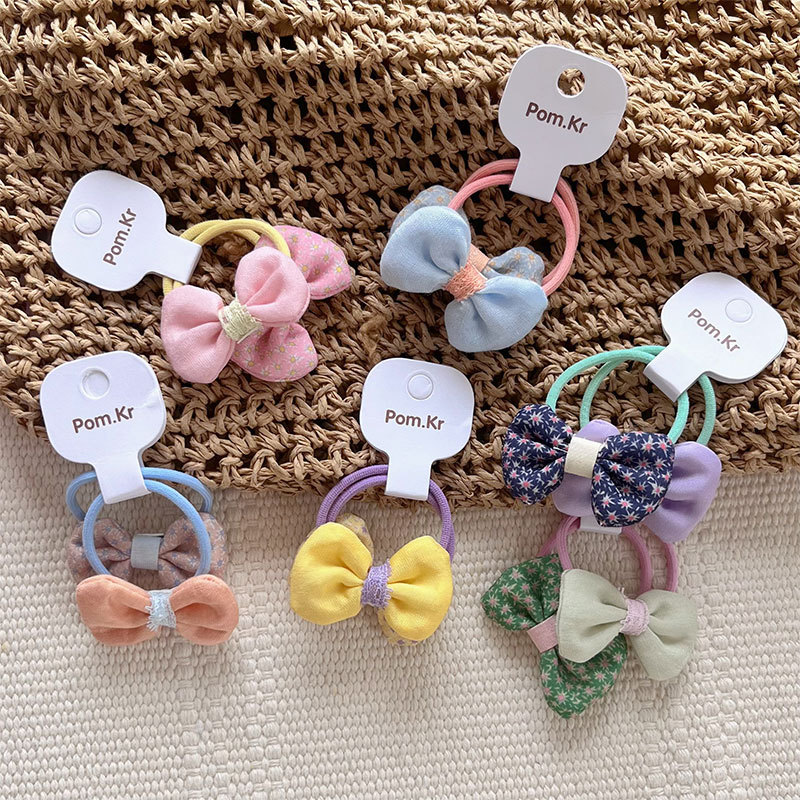 髪飾り★まとめ髪用★ヘアアクセサリー★子供用★ヘアゴム★2枚入り★可愛い