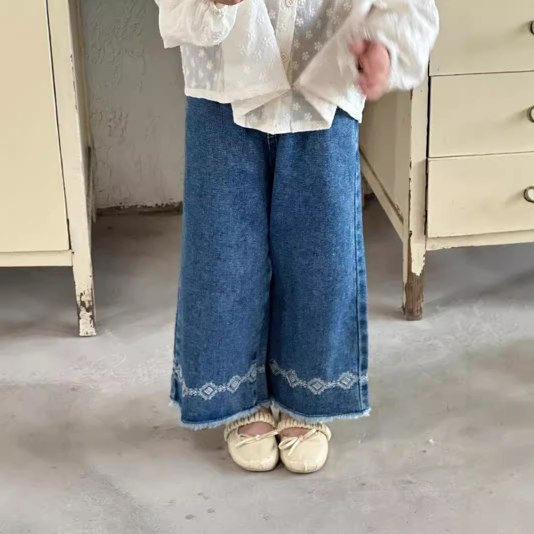 2024秋新作LB★子供服　デニムズボン★90cm〜140cm