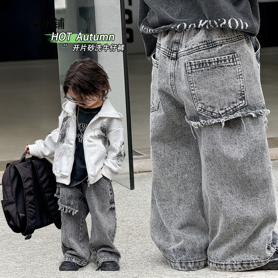 「2024」子供服★ズボン★ジーンズ★ボトムス★韓国風子供服★90cm〜140cm