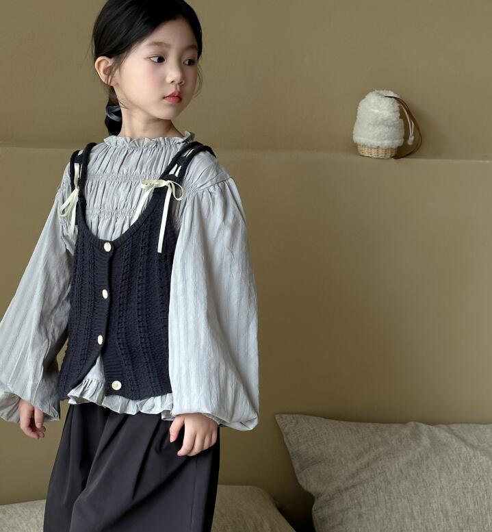 2024秋新作HY★子供服　トップス★100cm〜160cm 2色