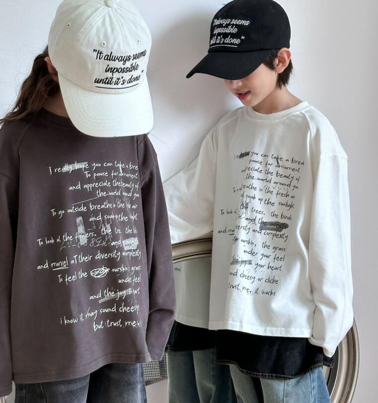 2024秋新品MX★子供服　トップス★90cm〜140cm 2色