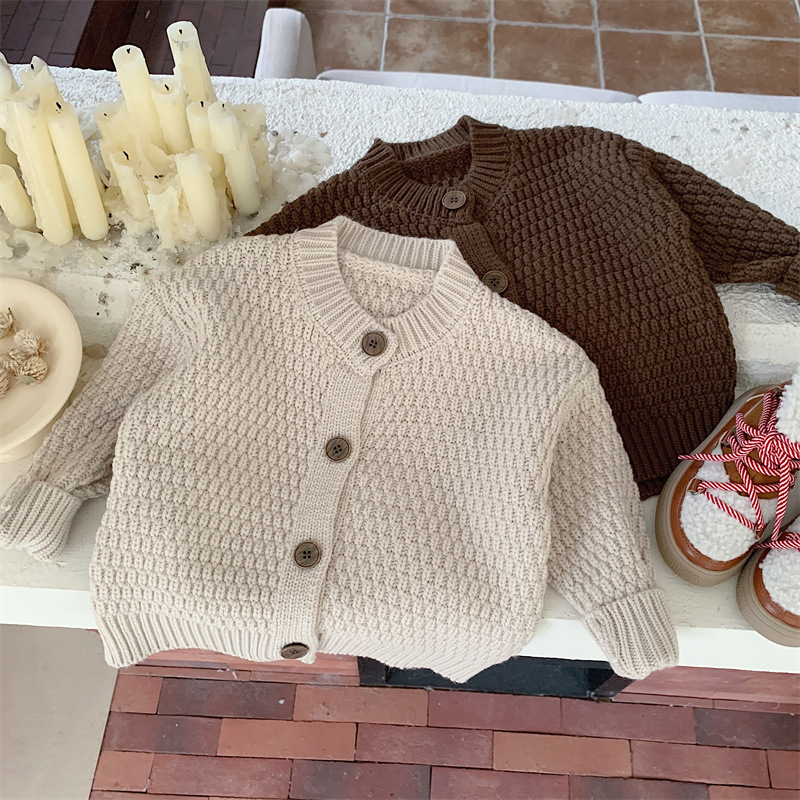 「2024」子供服★トップス★ニット★セーター★韓国風子供服★2色90cm〜130cm