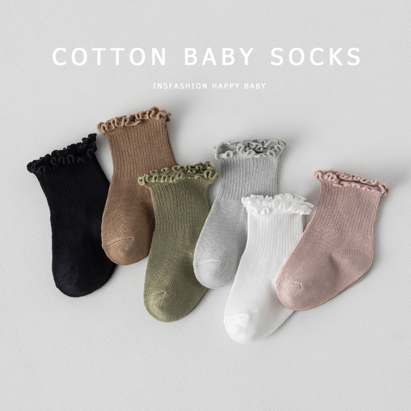 2024★キッズ靴下★ソックス★S/M/L 6色