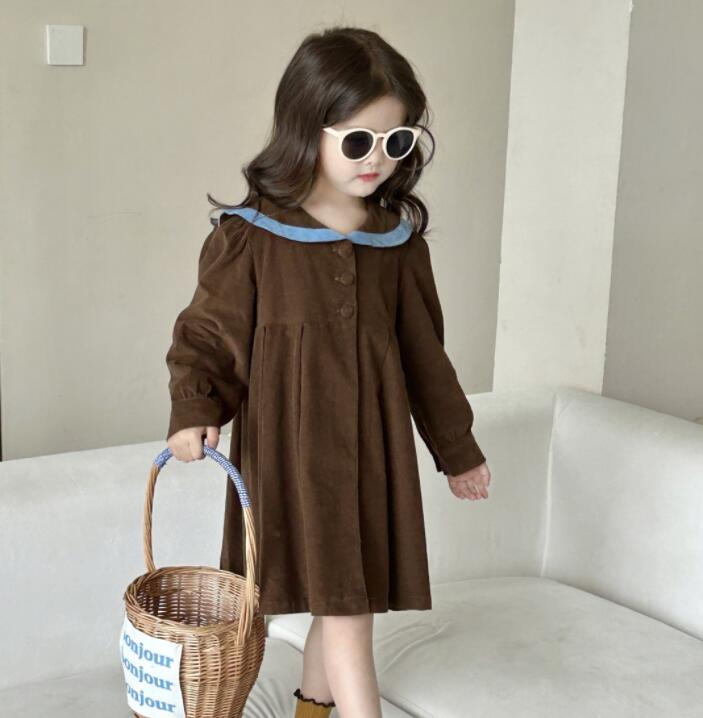 「2024」子供服★ワンピース★長袖★韓国風子供服★90cm〜140cm