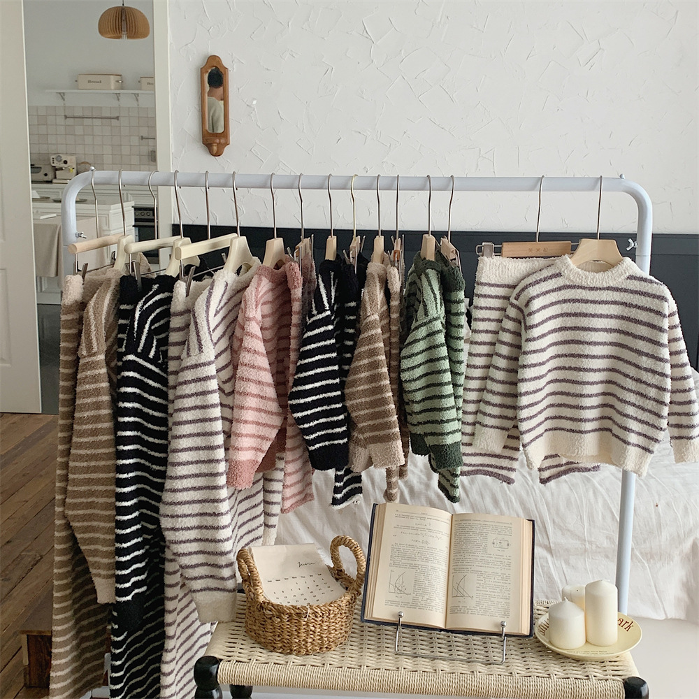 2024★秋冬新作★韓国風ベビー服★トップス+ズボン★90cm〜140cm 5色