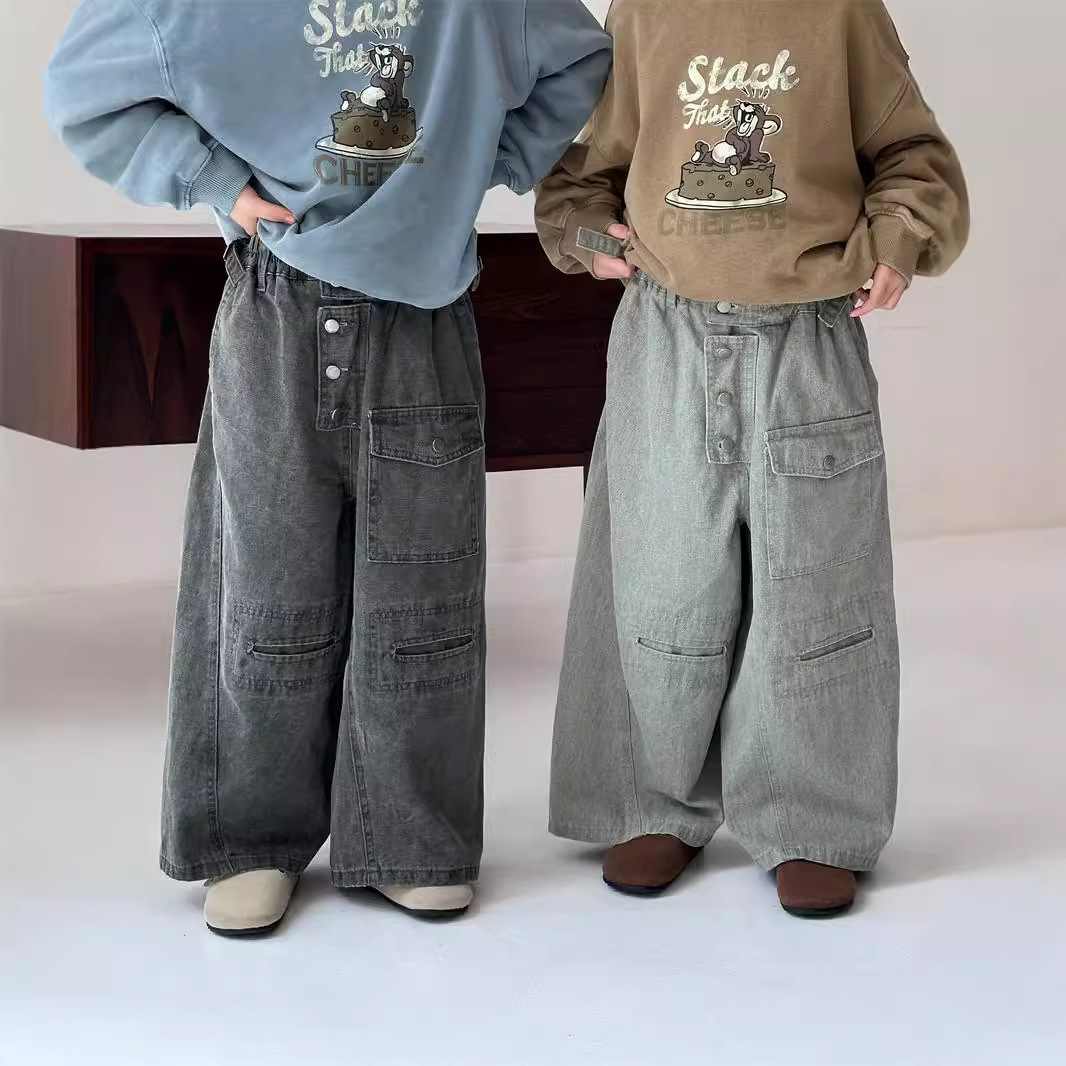 「2024」子供服★ズボン★ボトムス★韓国風子供服★2色90cm〜140cm