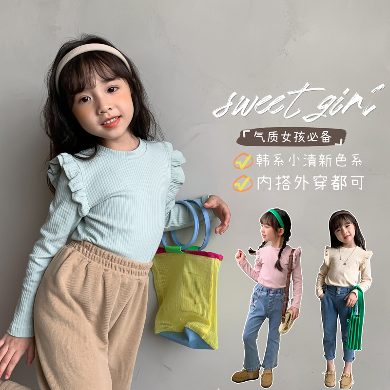 「2024」子供服★トップス★Tシャツ★韓国風子供服★3色90cm〜140cm