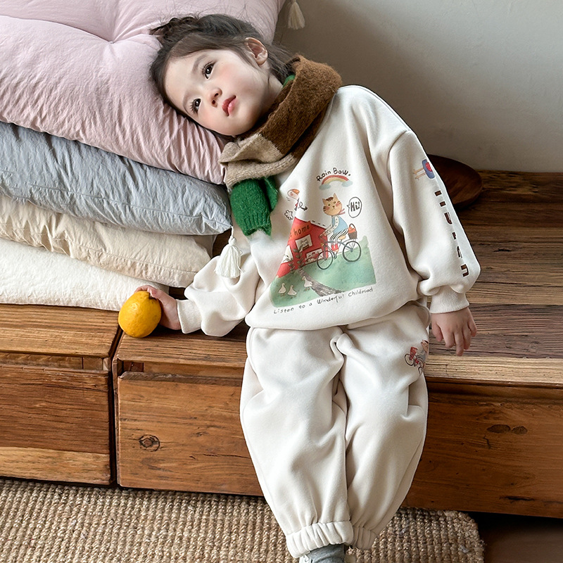 2024秋冬新品★子供服　セットアップ★90cm〜150cm