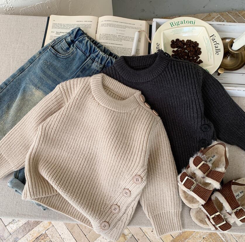 「2024」子供服★トップス★ニット★セーター★韓国風子供服★2色90cm〜130cm