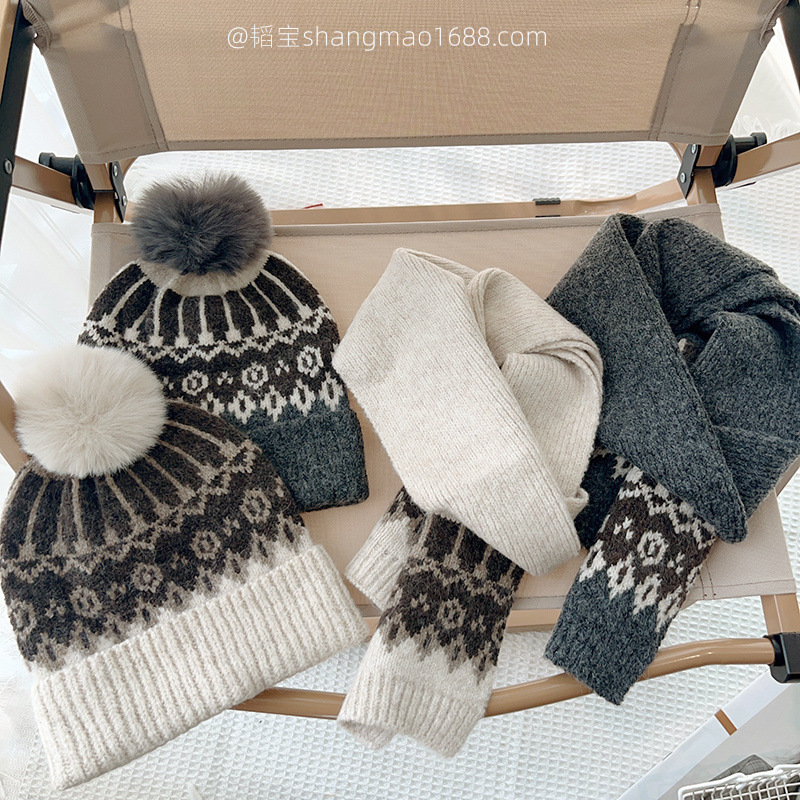 「2024」★子供用★マフラー+手袋★防寒★襟巻き★ネックウォーマー★キッズ★暖かい★5色