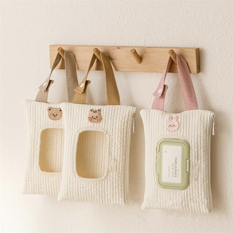 「2024」バッグ★ティッシュバッグ★ティッシュ掛けバッグ★ティッシュカバー ★韓国風★9色