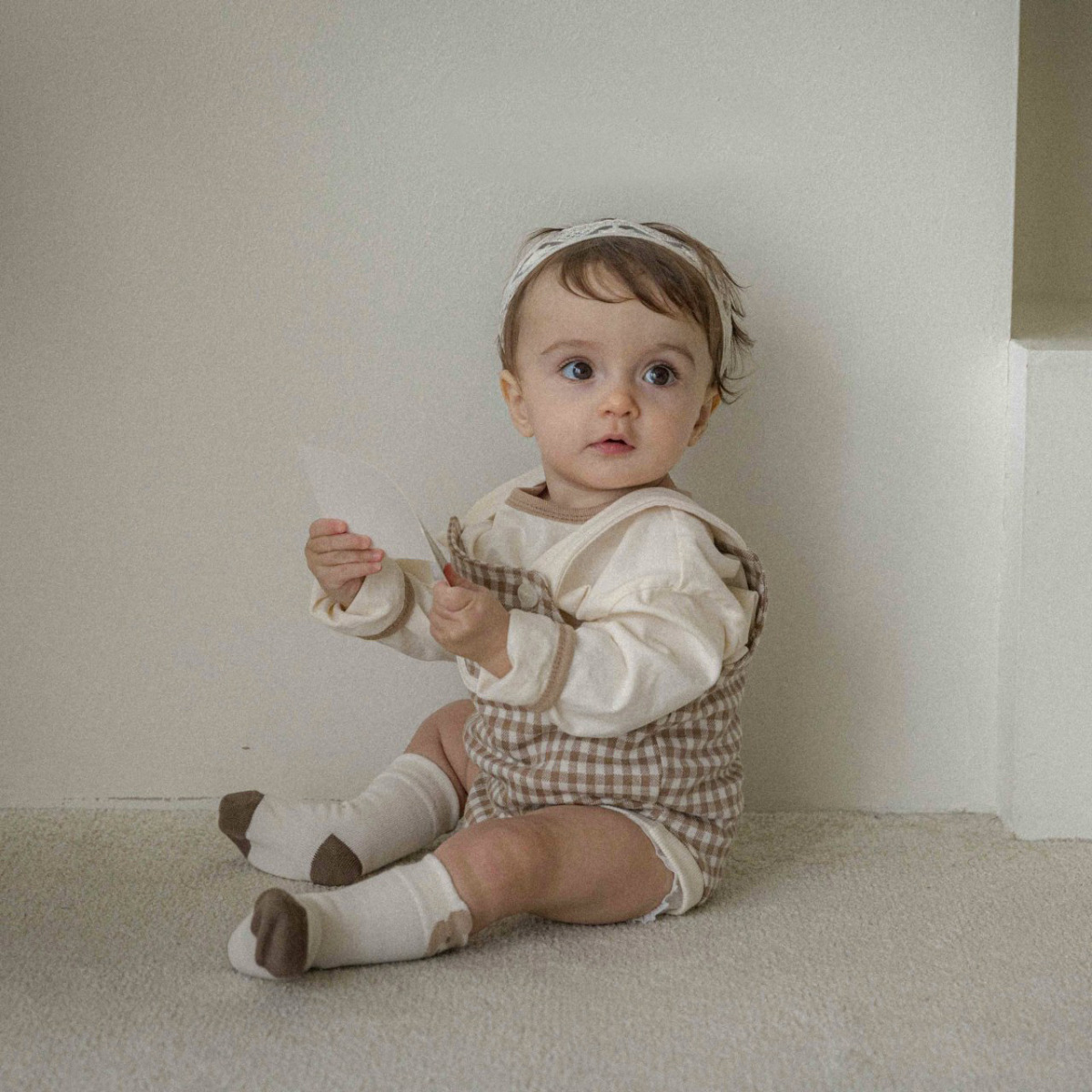 2024秋冬新入荷★ベビー服　ロンパース+帽子★66cm〜90cm