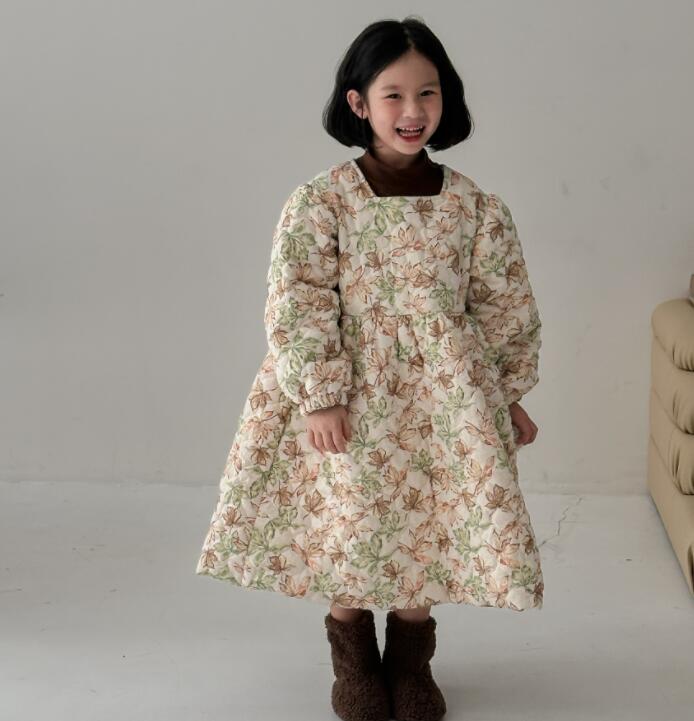 「2024」子供服★ワンピース★花柄★韓国風子供服★90cm〜150cm