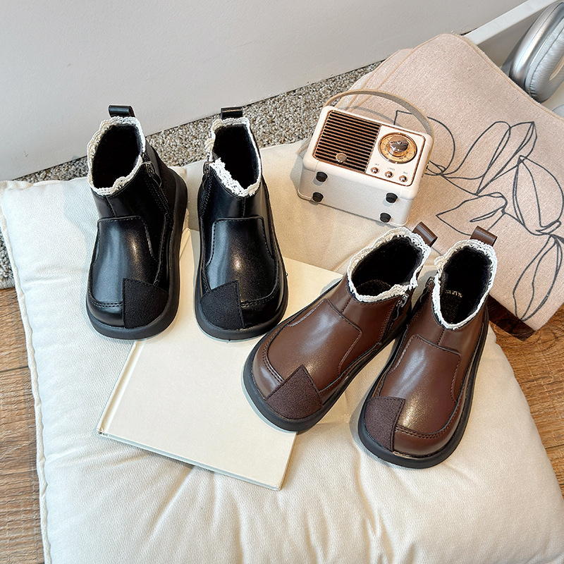 「2024」靴★子供靴★キッズ靴★シューズ★キッズ★ショートブーツ★4色21#〜35#