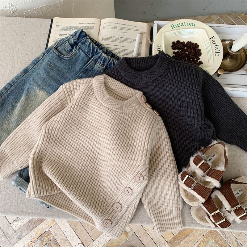 2024★秋冬新作★韓国風子供服★セーター★90cm〜130cm 2色