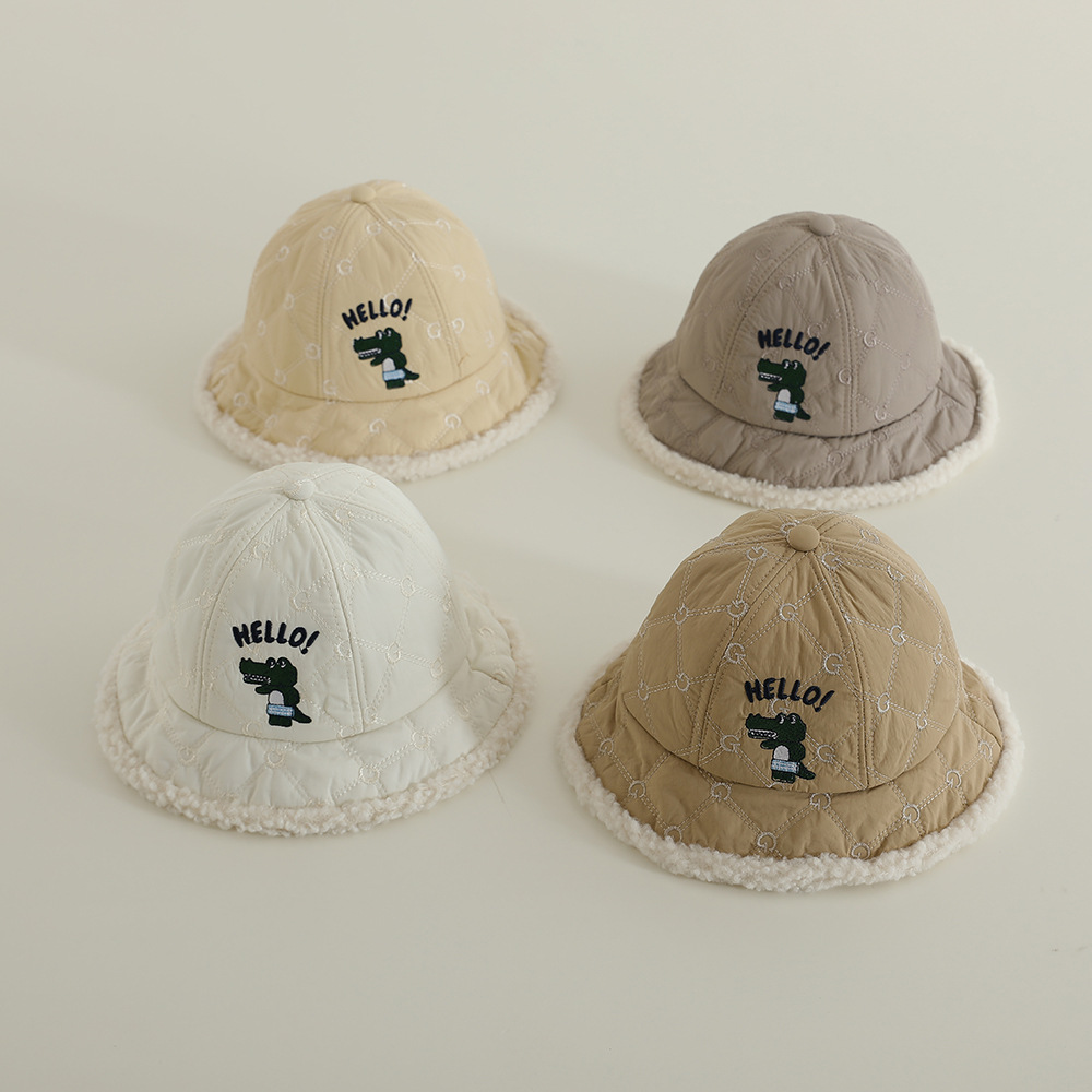 「2024」子供用★帽子★バケットハット★防寒★ベビー★暖かい★4色