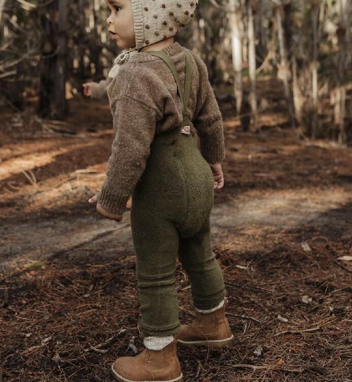 2024新品★子供服　サロペット　レギンス★6-12/1-2/2-3 5色