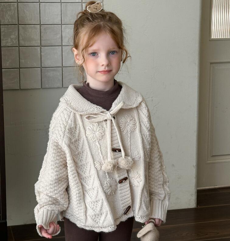 「2024」子供服★トップス★ニット★セーター★韓国風子供服★90cm〜150cm