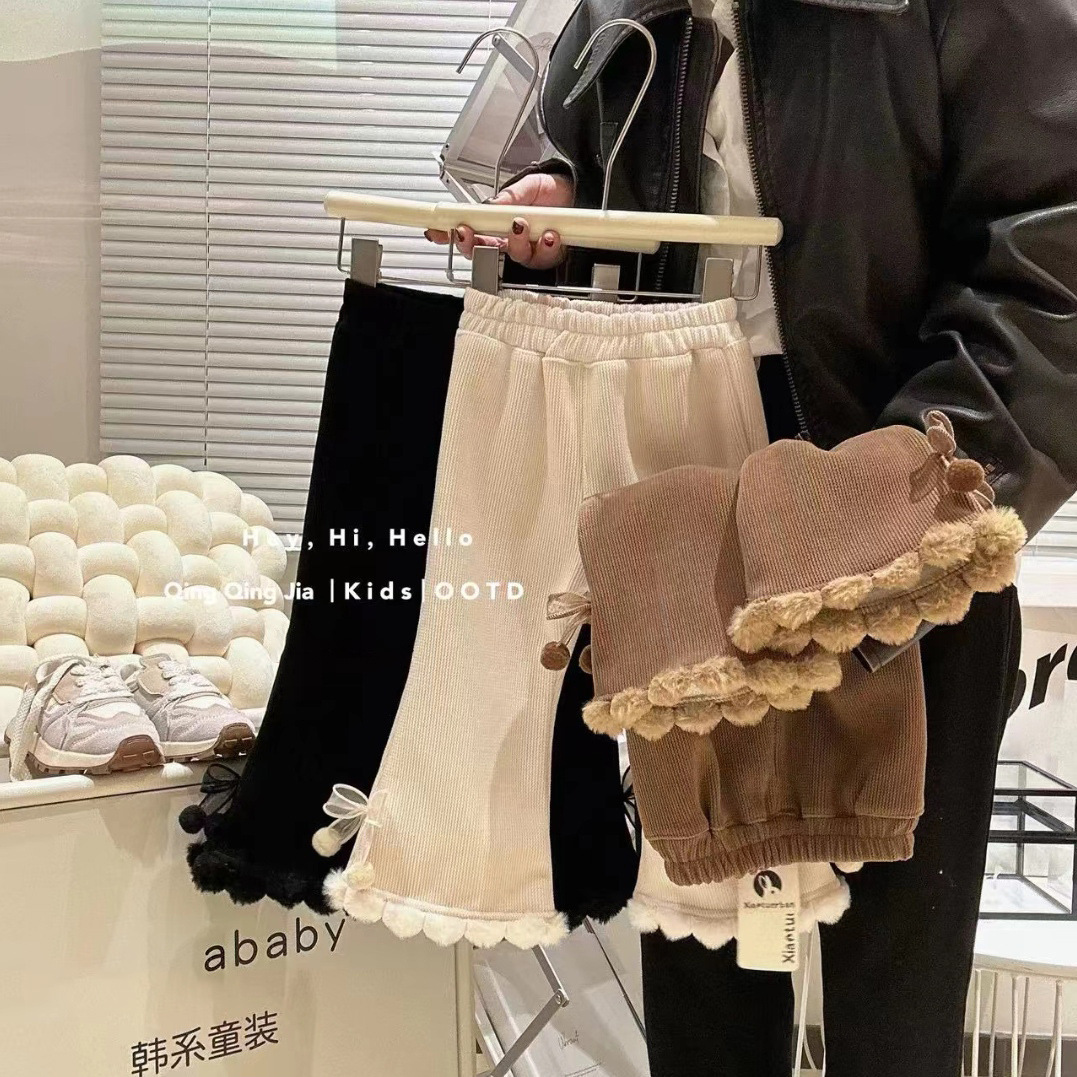 2024秋冬新入荷★子供服　ズボン★90〜140 3色