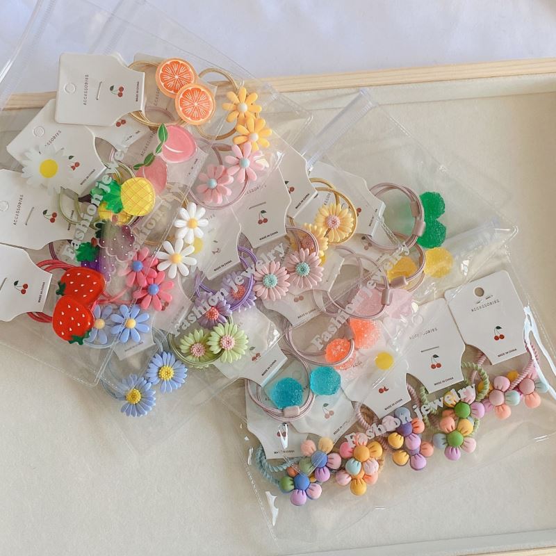 髪飾り★まとめ髪用★ヘアアクセサリー★子供用★ヘアゴム★10枚入り★可愛い