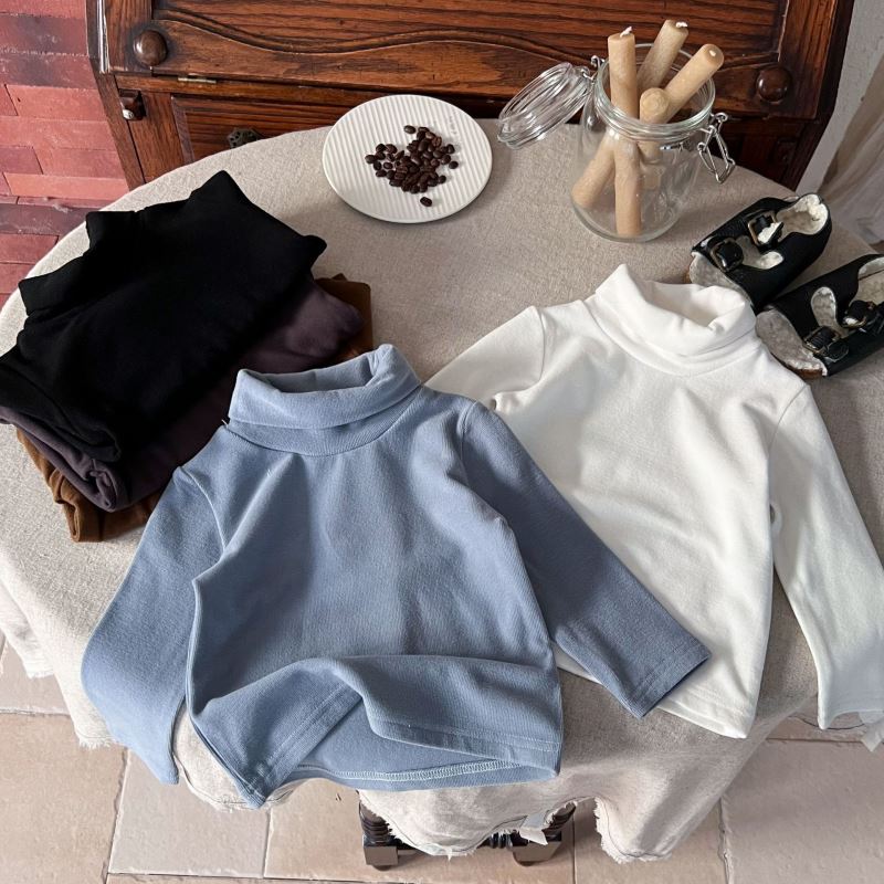 「2024」子供服★トップス★Tシャツ★無地★韓国風子供服★5色80cm〜140cm