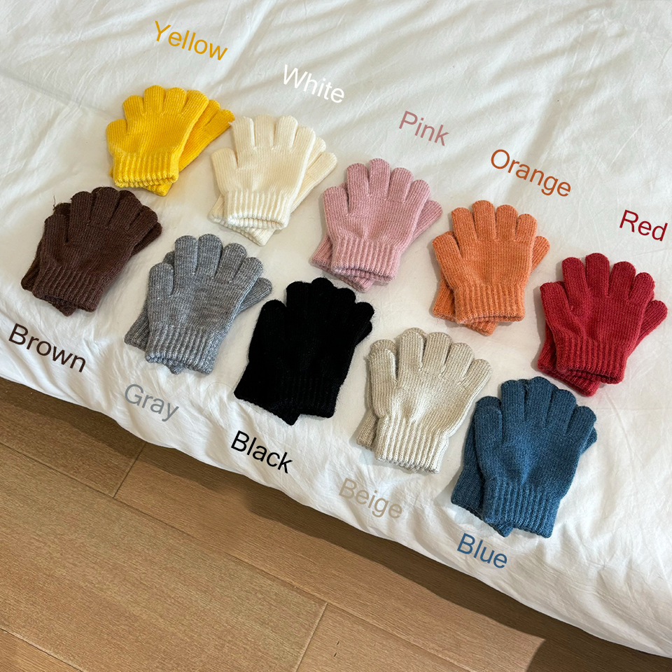 2024秋冬★手袋★子供用手袋★男女兼用★防寒★キッズ★暖かい★10色