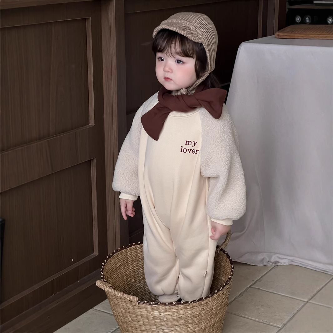 2024冬新品★ベビー服　ロンパース★66cm〜90cm 2色