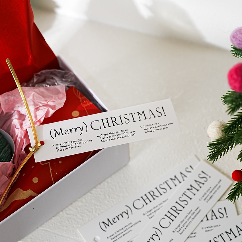 新作★人気商品★DIY包装用品　プレゼントカード★クリスマスカード★