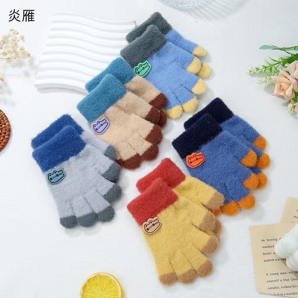 2024秋冬★手袋★子供用手袋★男女兼用★防寒★キッズ★暖かい★5色