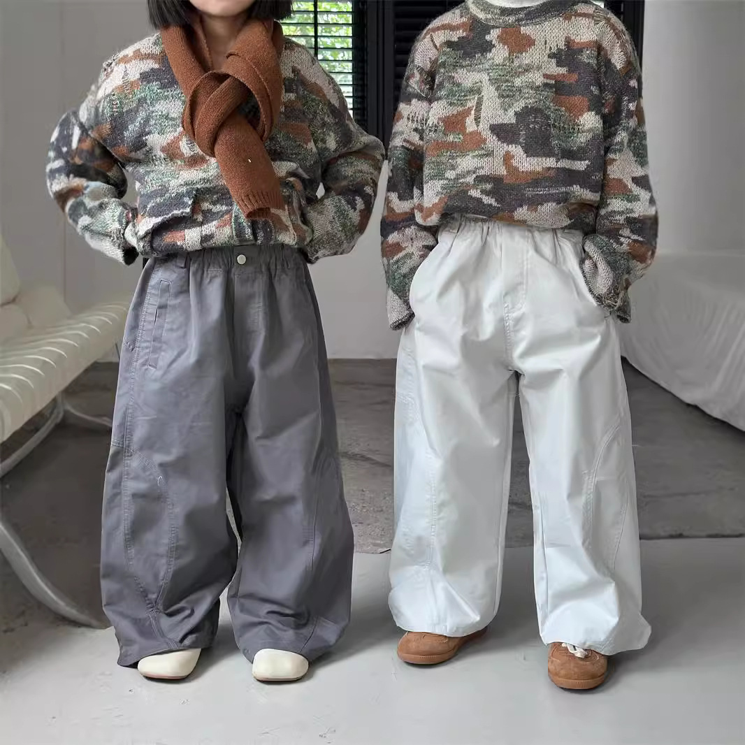 2024★春秋新作★韓国風子供服★ズボン★90cm〜140cm 2色