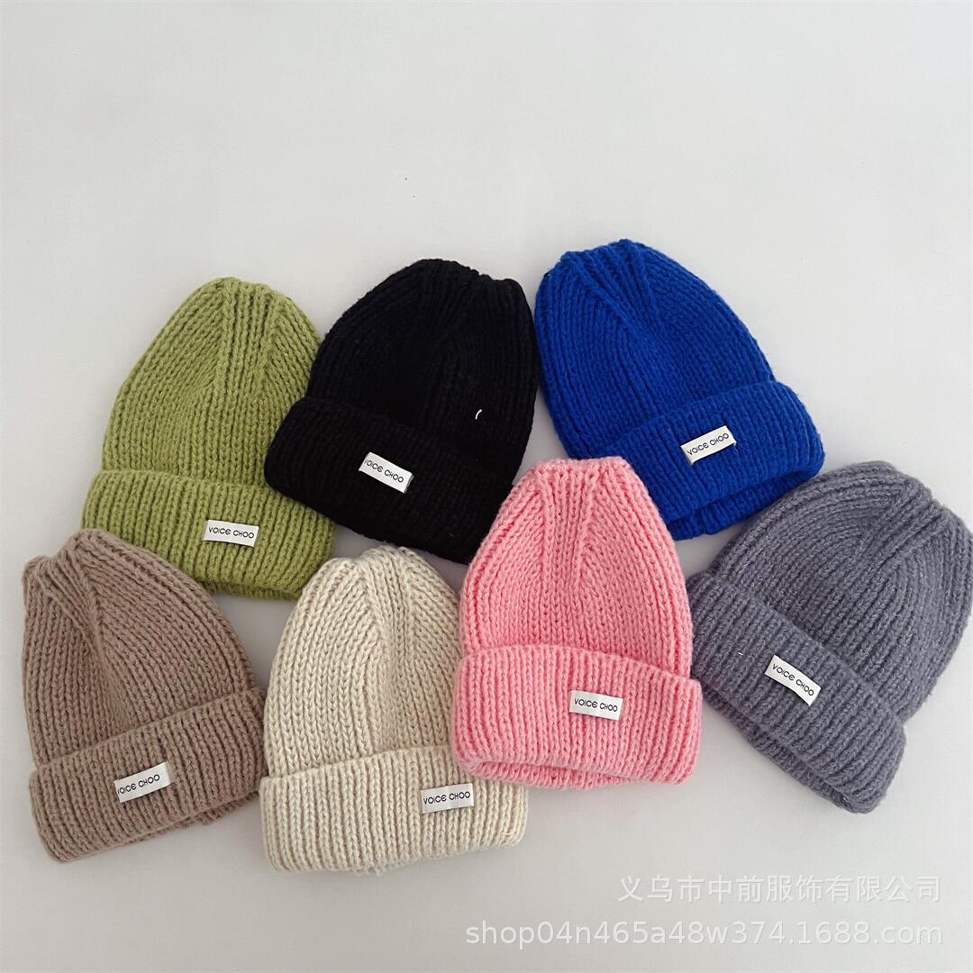 「2024」子供用★帽子★ニット帽子★キッズ★防寒★暖かい★7色