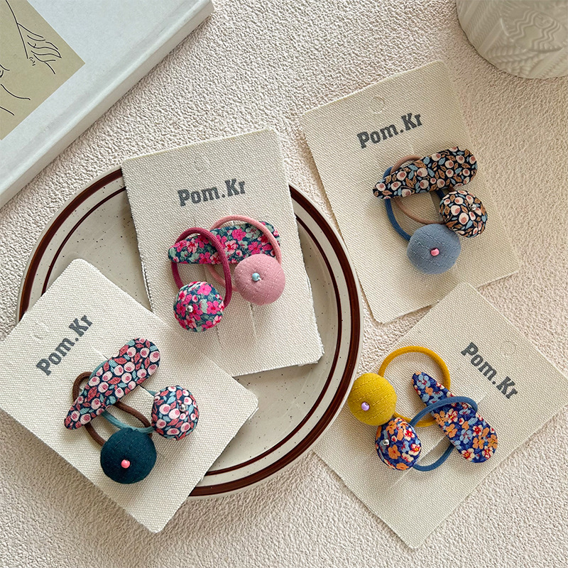 髪飾り★まとめ髪用★ヘアアクセサリー★子供用★ヘアピン+ヘアゴム★可愛い