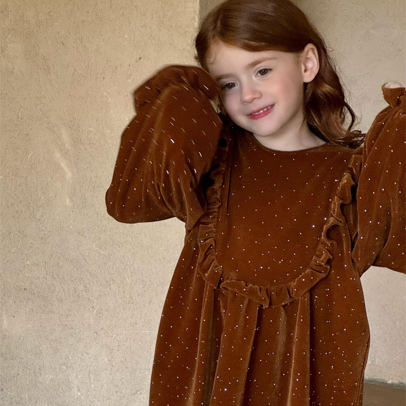 2024冬新品CL★子供服　ワンピース★90cm〜140cm