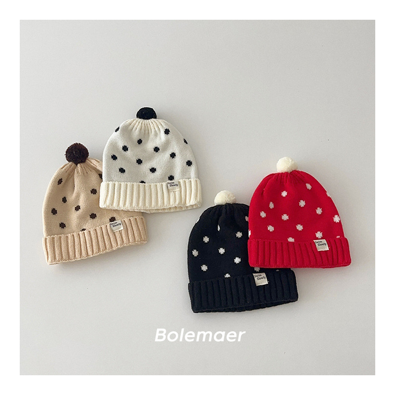 「2024」子供用★帽子★ニット帽子★キッズ★防寒★暖かい★4色