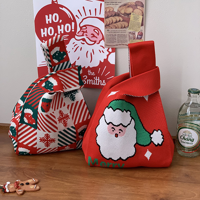 「2024」クリスマス★バッグ★ショルダーバッグ★ハンドバッグ★手提げバッグ★ 3色