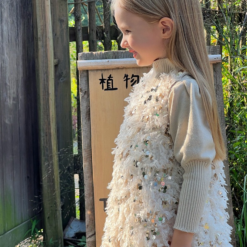 2024★秋冬新作★韓国風子供服★厚手★ワンピース★90cm〜150cm