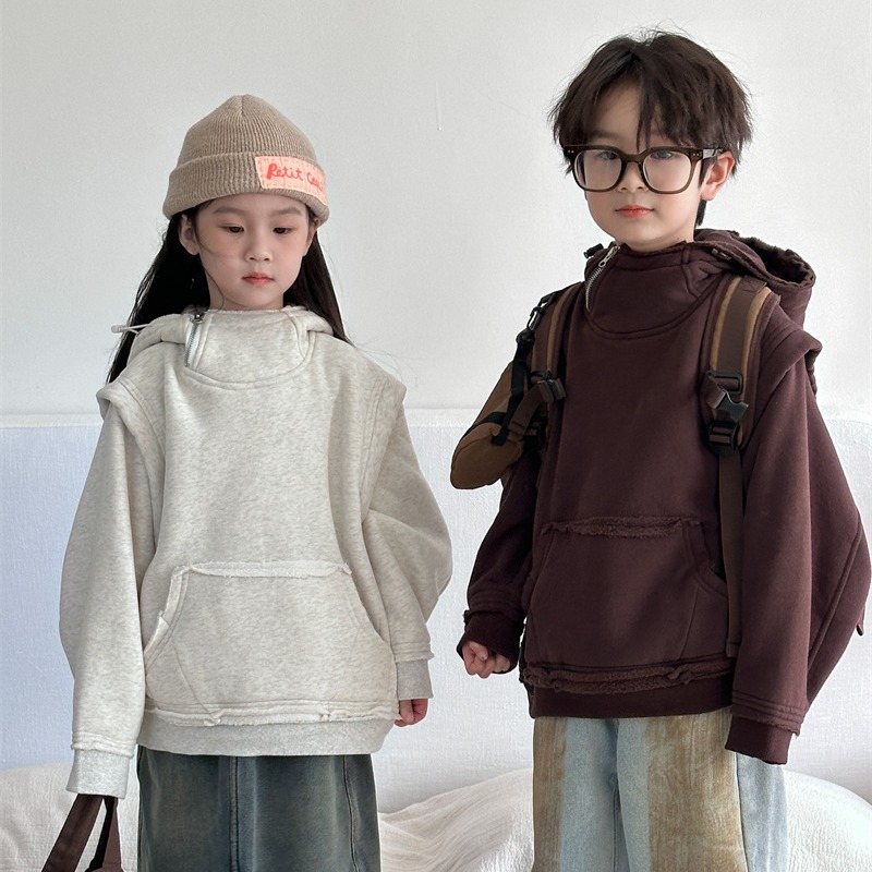 2024秋冬新品★子供服　パーカー　トップス★90cm〜140cm 2色