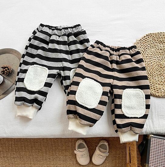 「2024」子供服★ズボン★ボトムス★裏起毛★韓国風子供服★2色66cm〜100cm