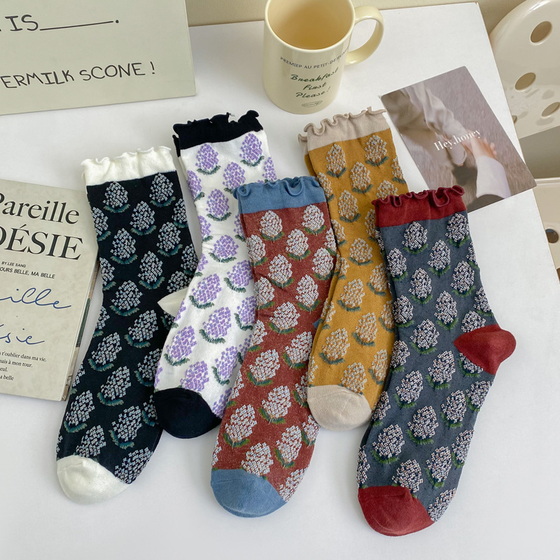 「2024」靴下★レディース★ソックス★大人用★女性用靴下★可愛い★5色