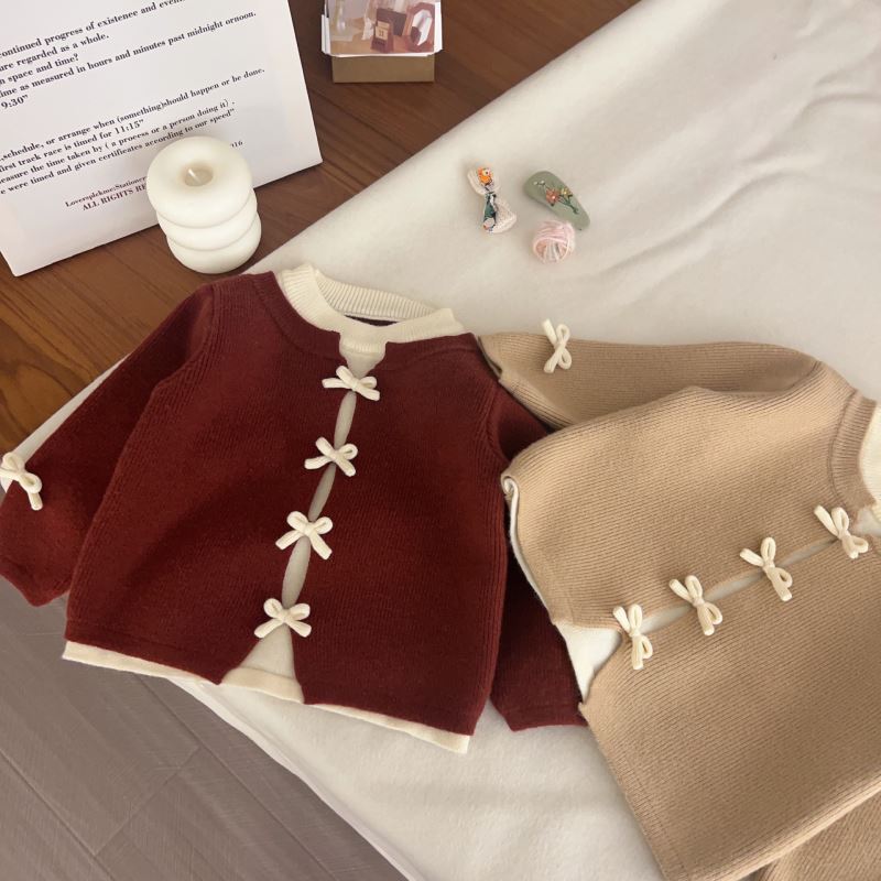 「2024」子供服★トップス★ニット★セーター★韓国風子供服★4色90cm〜130cm