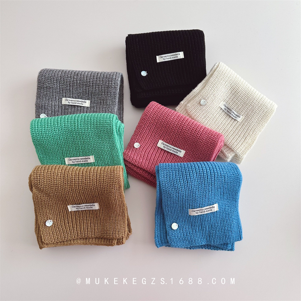 「2024」★子供用★マフラー★防寒★襟巻き★ネックウォーマー★キッズ★暖かい★14色