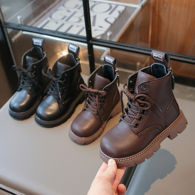 「2025」靴★子供靴★キッズ靴★シューズ★キッズ★ショートブーツ★2色26#〜36#